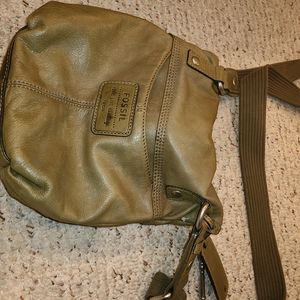 Fossil leather bag